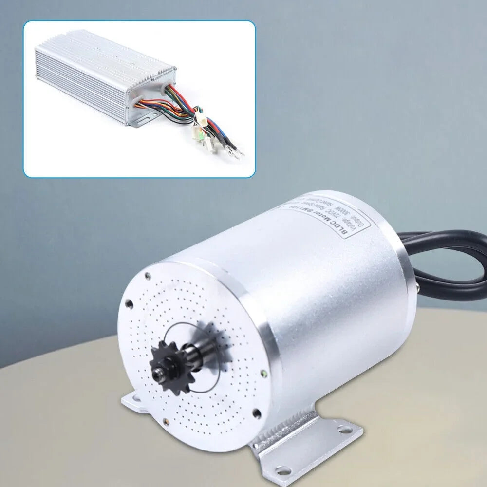 60A BLDC Controller Motor 3000W W/ Brushless for Scooter Electric 72V E-bike Kit