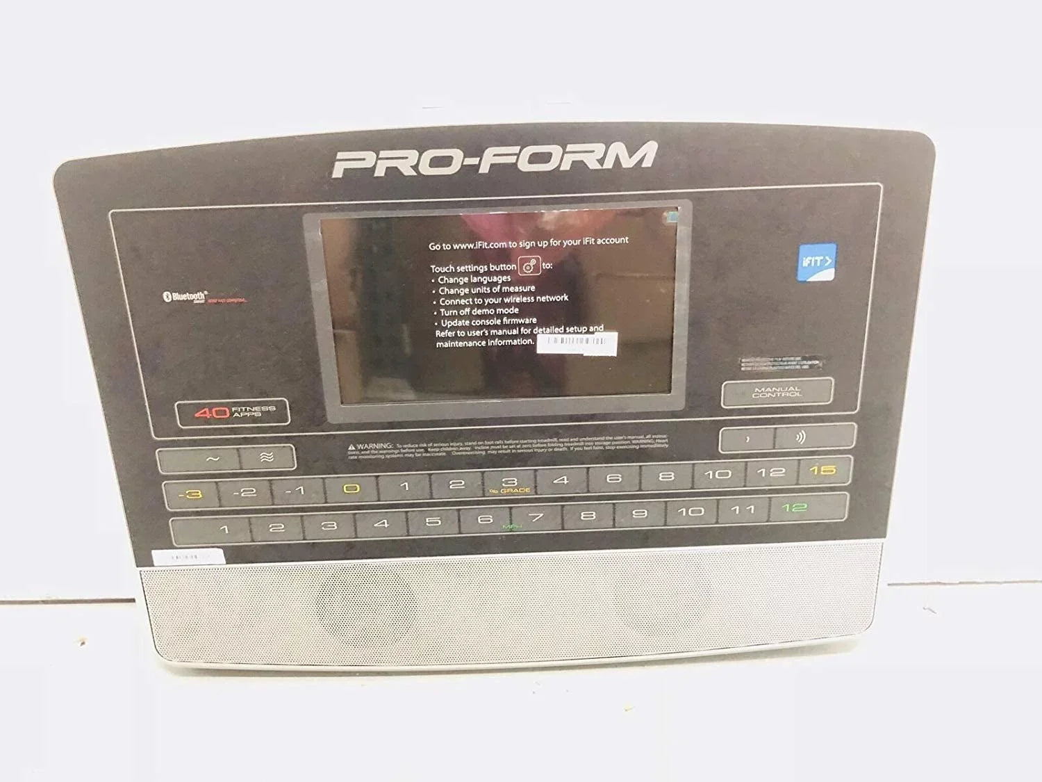 Pro ETPF17116 Fitness, Display Treadmill Console Health Proform Icon with Works 385550 384470 & 9000 Inc.