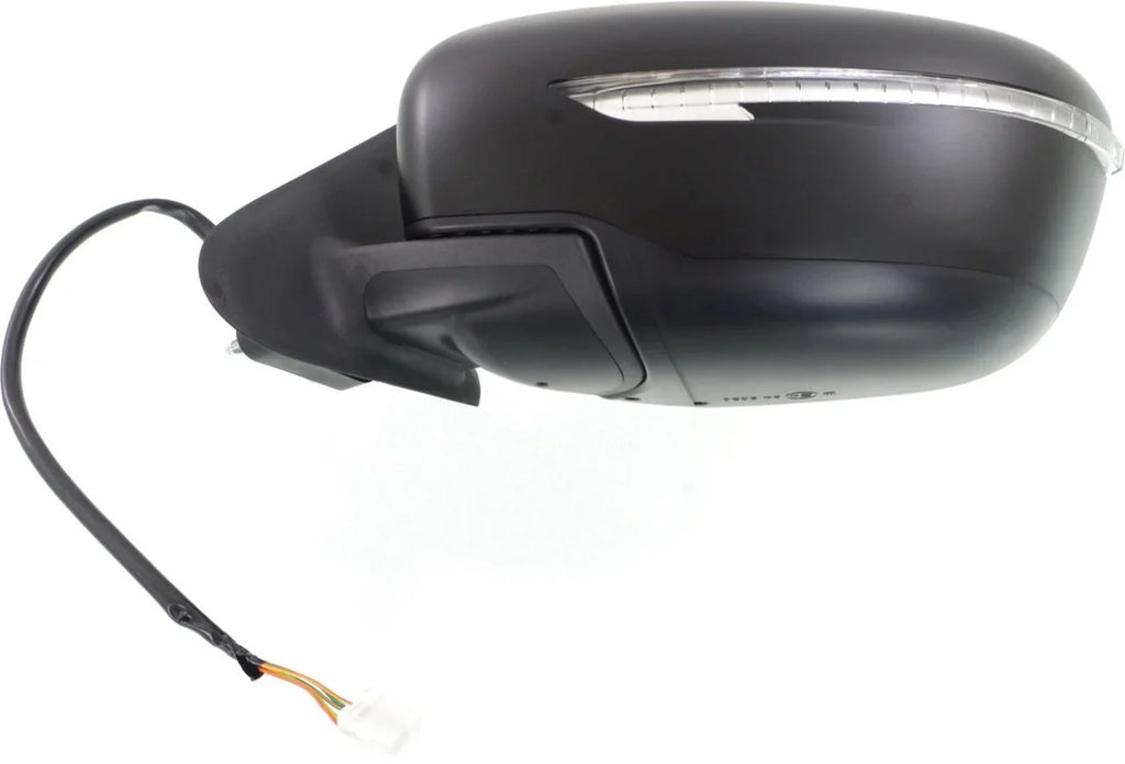 Light, w/o Manual Dimming and LH, MIRROR JUKE Signal Side w/ View Folding, Non-Heated, Auto Paintable, Power, Camera 15-17
