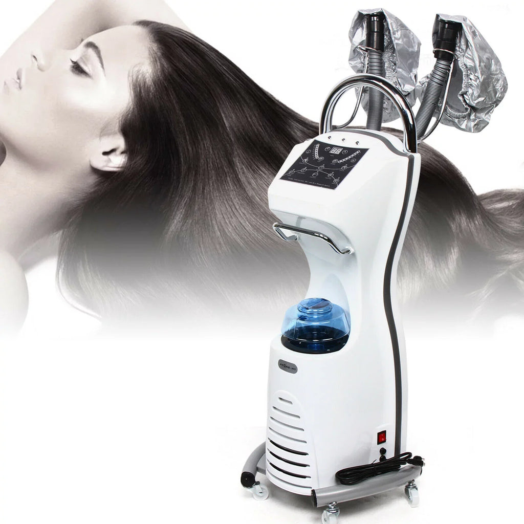 7-in-1 Care Hair Dyeing Spray Vibrating Stand with SPA Steamer Machine Professional Anqidi Hair Machine Professional Salon 700W Hairdress Ozone Perming