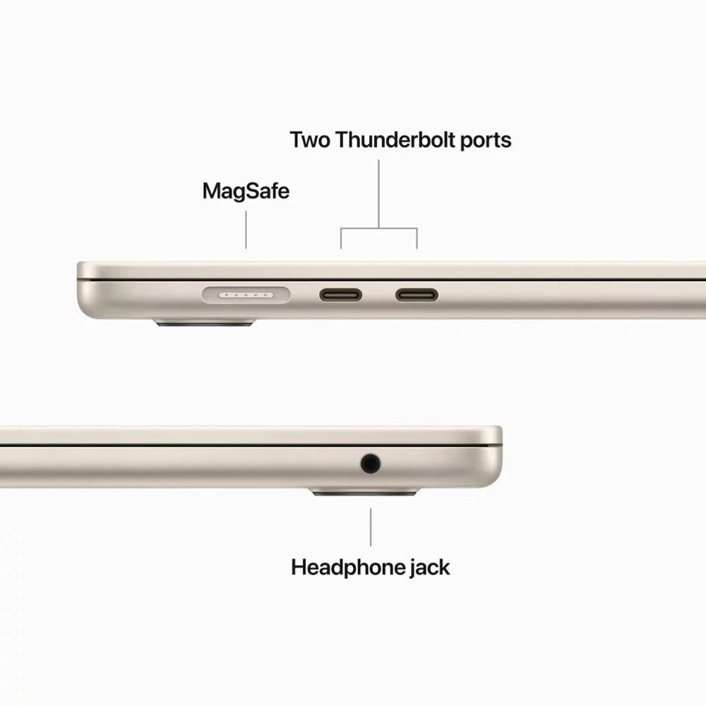 RAM, MacBook (good) Starlight Pre-Owned M2 15 2023 Air Apple Apple 256GB chip 8GB inch Storage Laptop SSD 15.3" with