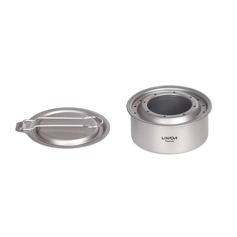 Stove Backpacking Fishing Camping Cooking Pocket Fuel Picnic for Friendly Hiking Ultralight Efficient Stove and LIXADA User