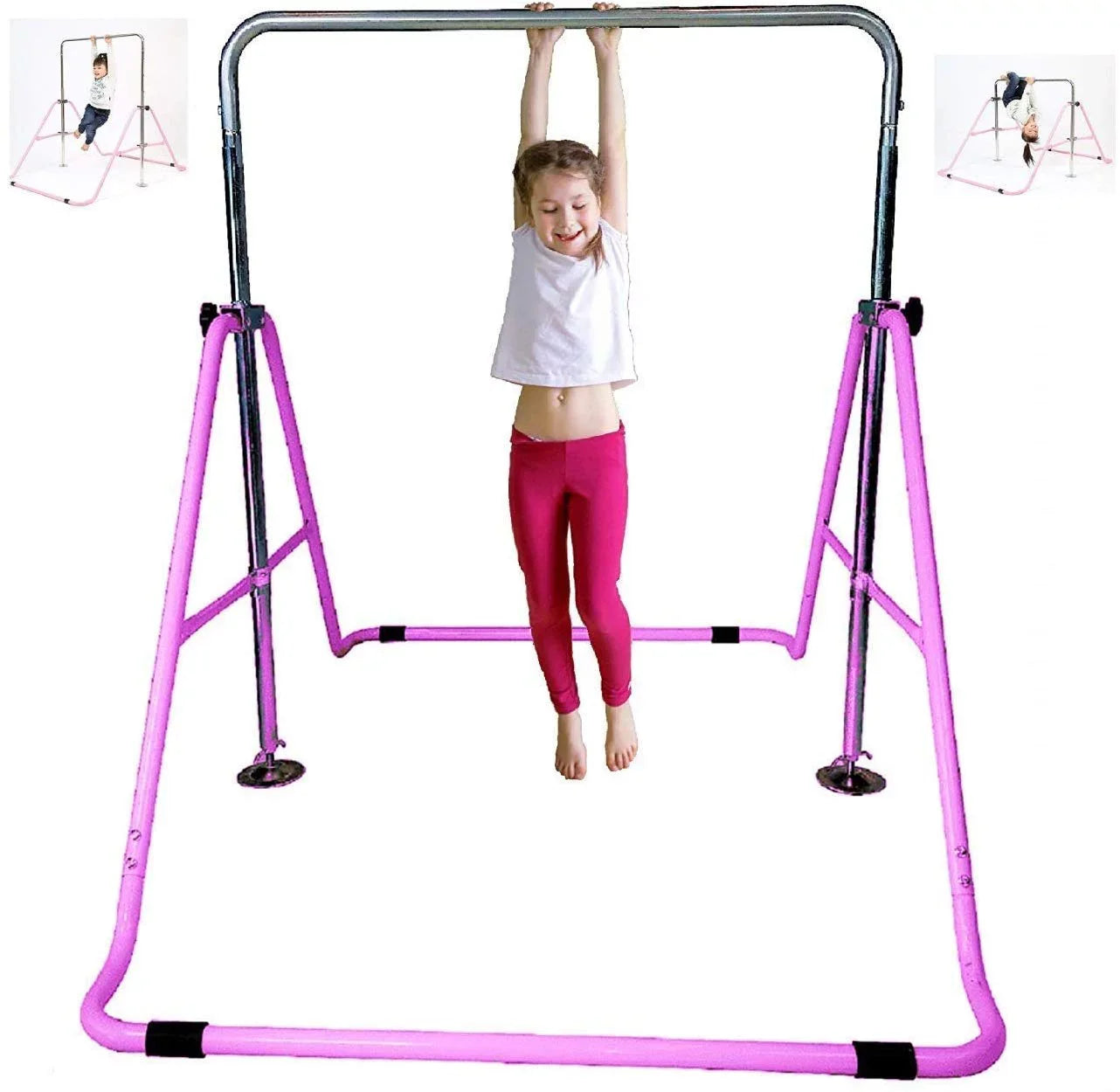 Climbing Bar Junior Gymnastics Kip Bar Jungle Training, Tower Bar, Bar, Horizontal Progymnastics Pink Monkey Gym