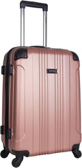 REACTION 24-Inch Bounds Suitcase, Durable Rose Size 4-Wheel Of Gold, Cole Checked Out Hardshell Lightweight Cabin Kenneth Travel Spinner