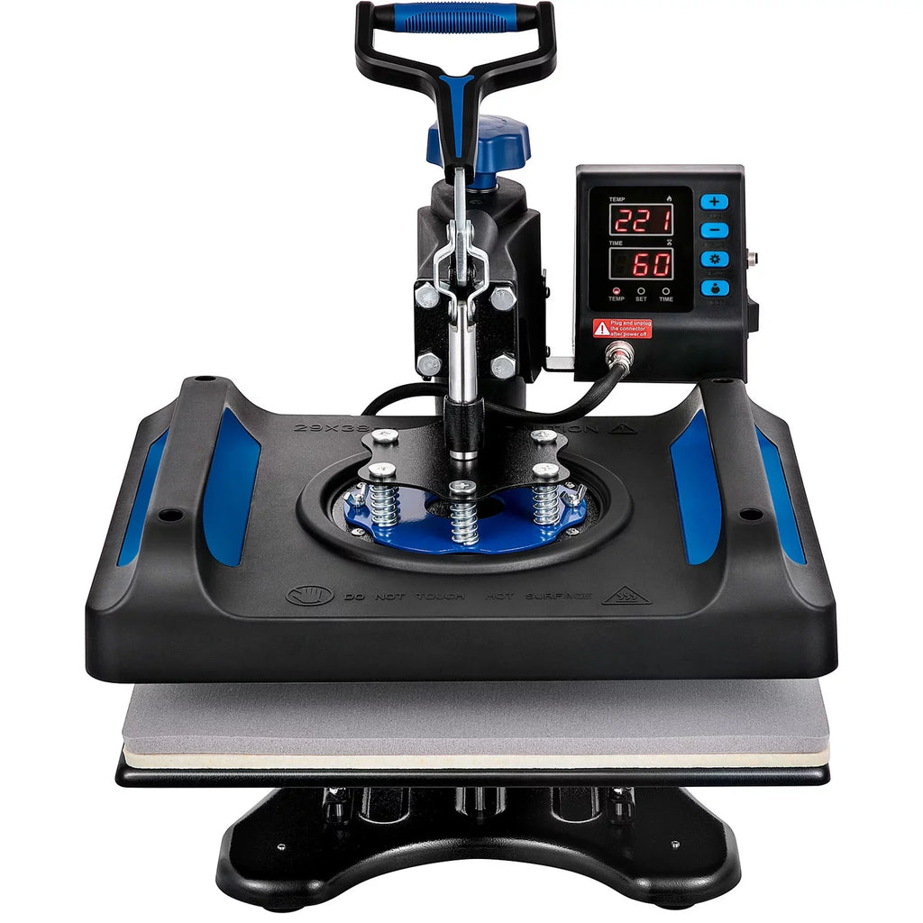 Pillow, Digital Vinyl 12" Pressing Surface, Anti-Scald Canvas Sublimation Machine, Fast Machine, T-Shirt with Swing Bag, Away Transfer x BENTISM Press Heating 360 Printer 15" Blue Heat