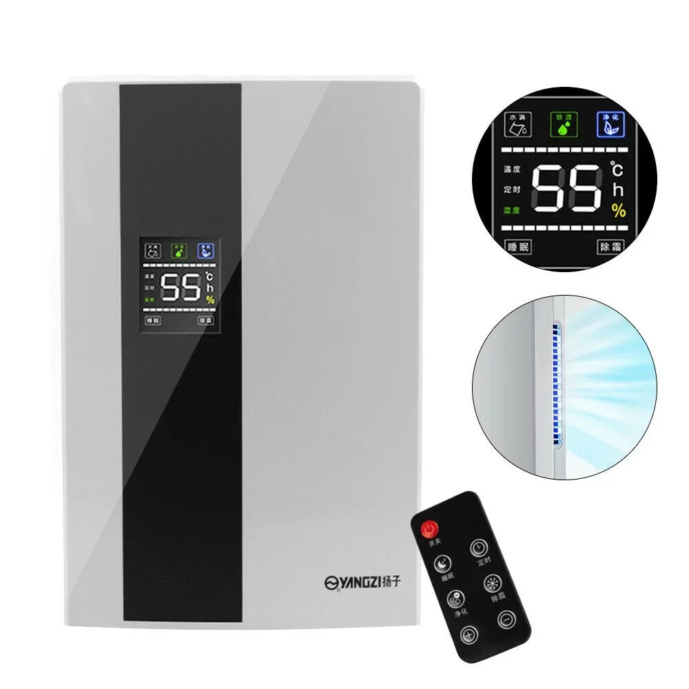 Screen Dehumidifier 90W LCD & Remote with Control DENEST Portable 2.2L