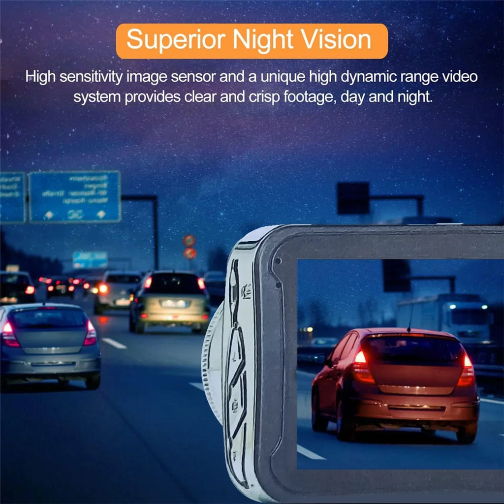 Angle Monitor Car Cameras for with Reliable - Perfect Driver's Full Car Loop Mini 1080P and License Car HD for Recording Band Wide G-sensor - Drivers 170° Rear birvsw Car Front Dashcam and Tachograph