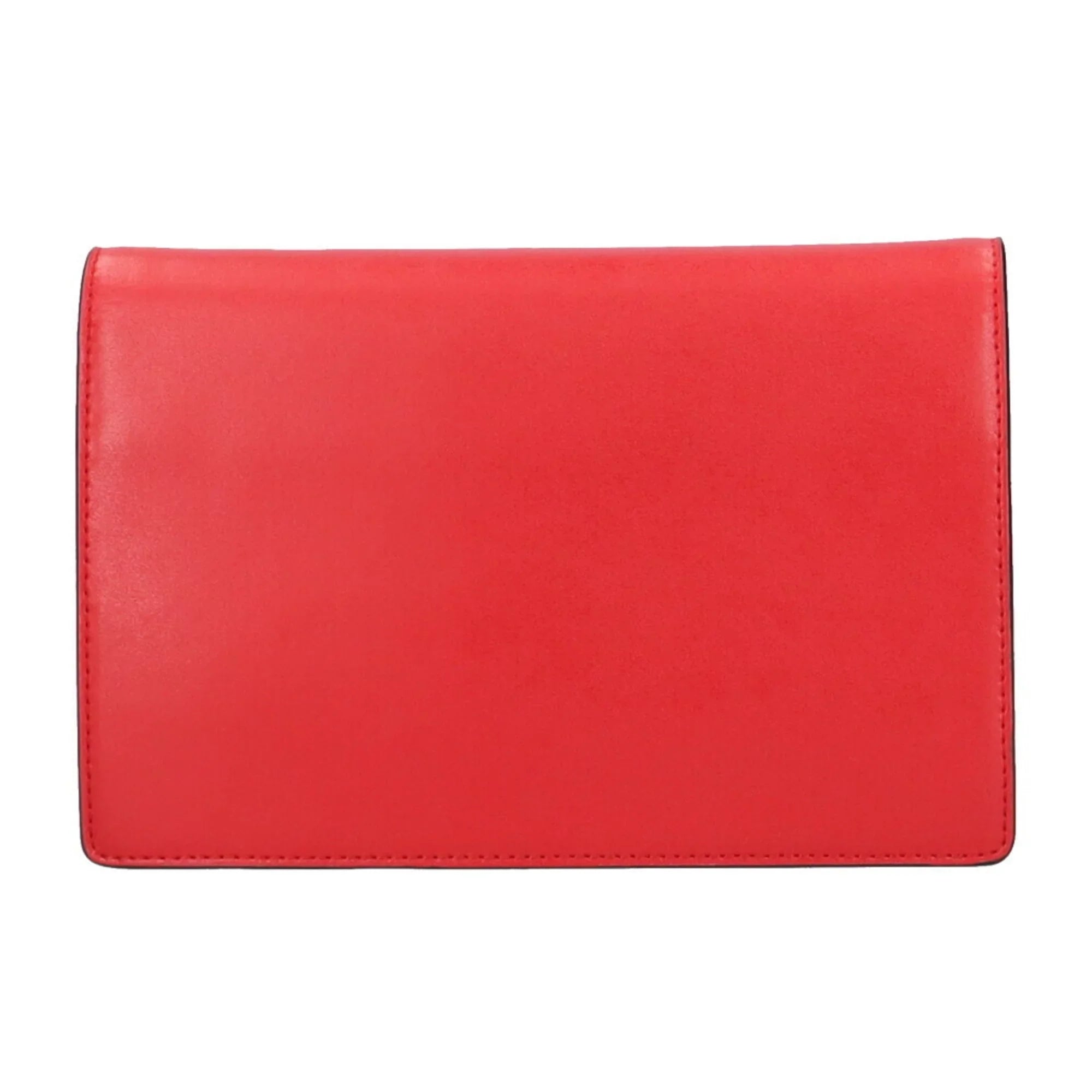 ladies (Good) Fendi red chain Pre-Owned calf bag shoulder