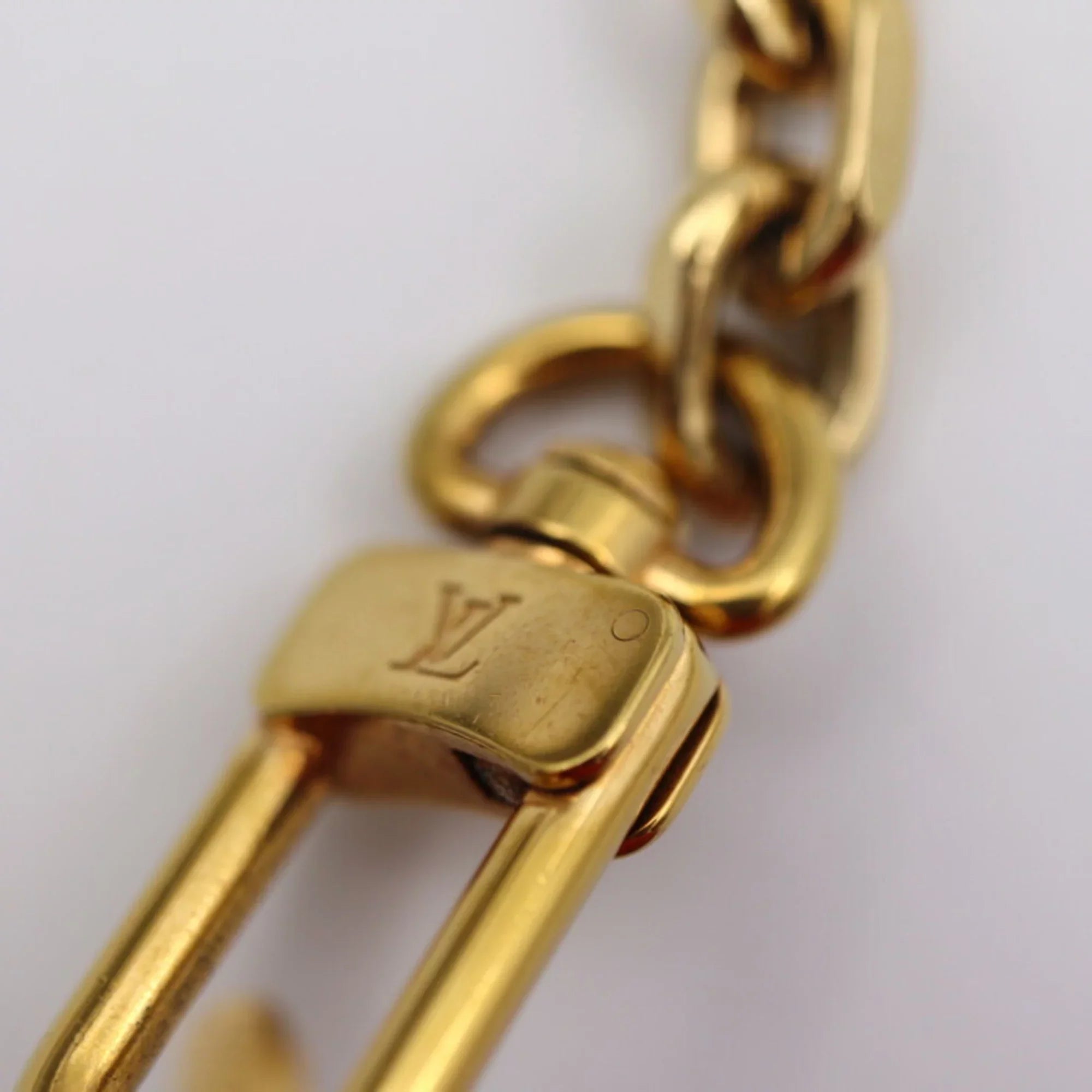 M54501 red bag shoulder leather gold Louis hardware VUITTON pink LOUIS Vuitton love Pre-Owned chain (Good) note