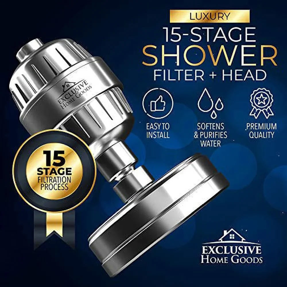 Exclusive with Rainfall Filter Water Hard Head Home Filter for Goods Shower Showerhead System &