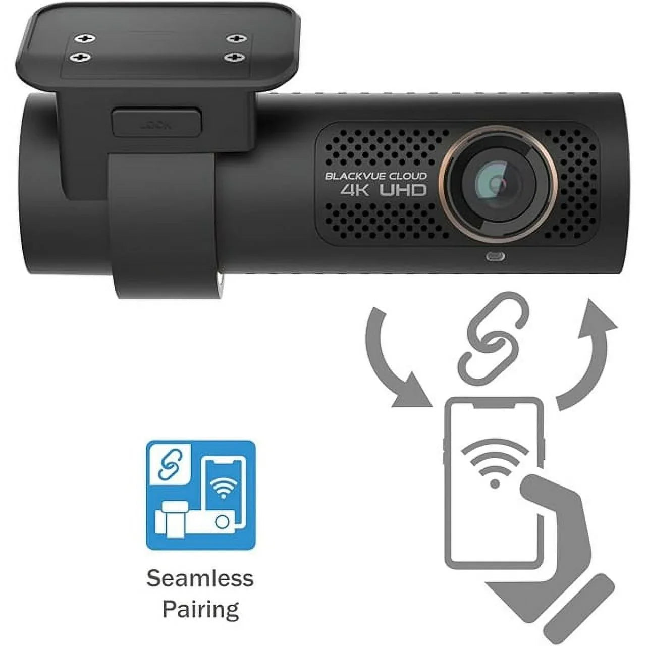 Plus BlackVue Card DR900X-2CH GPS Cloud UHD 4K 32GB microSD Dashcam, Box Wi-Fi, Built-in with Open