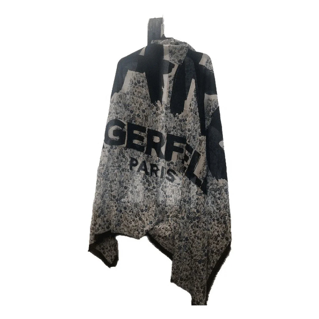Women's Bluebell Print Karl Size Fringe One Lagerfeld Scarf,