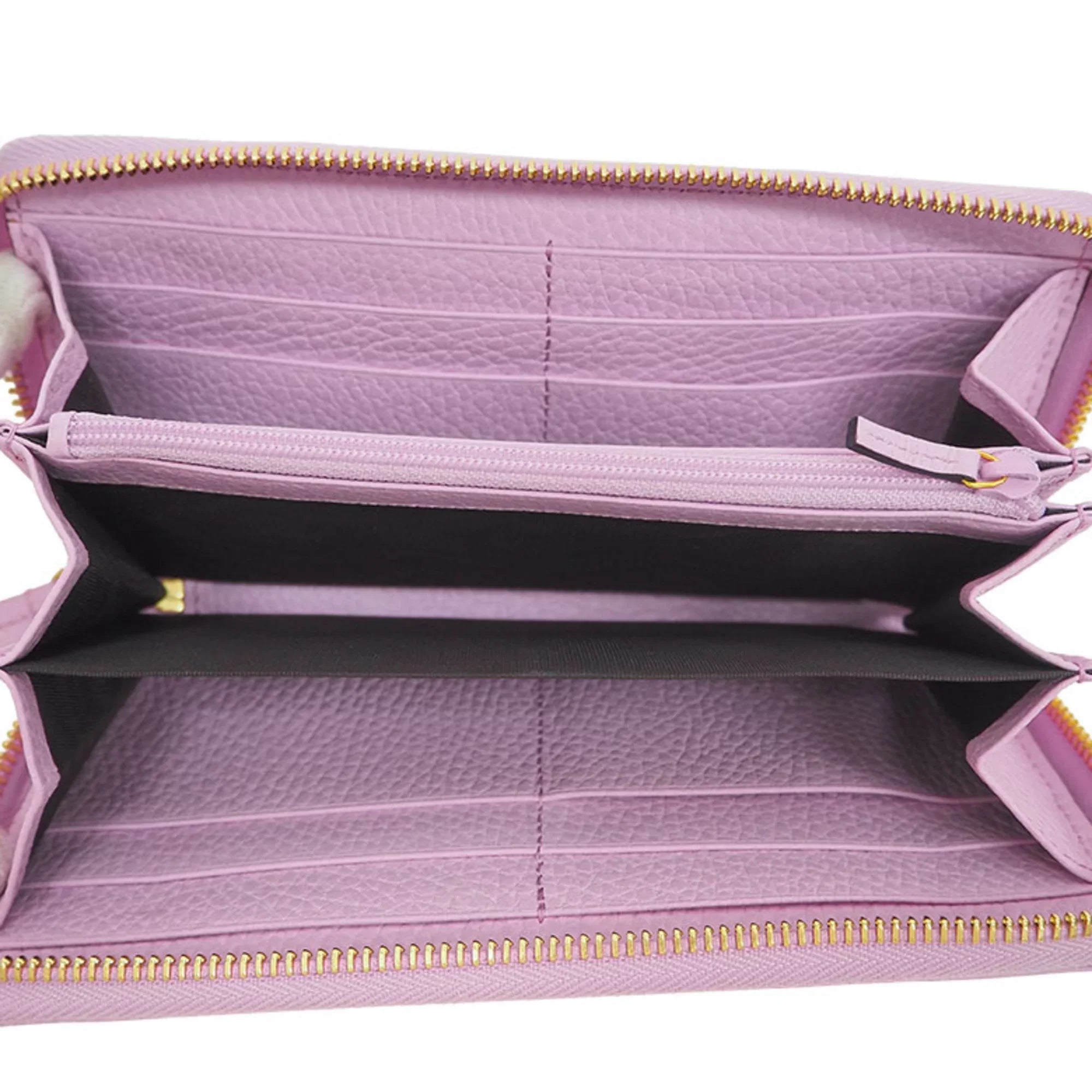 GUCCI Gucci Light 499337 Marmont Wallet Boston Dog (Like Zip Bosco GG Terrier Pre-Owned Round Purse Around New) Pink