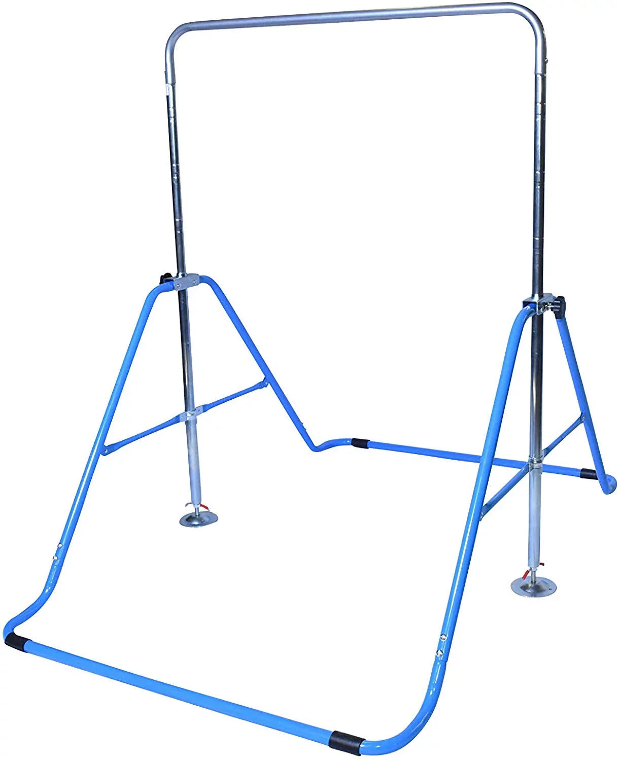 Mat Training Horizontal Kip with Gymnastics Blue Climbing Kip Fitness Expandable Bar Bar Bar Tower Kids Height Folding Monkey Bars for Gymnastic Adjustable