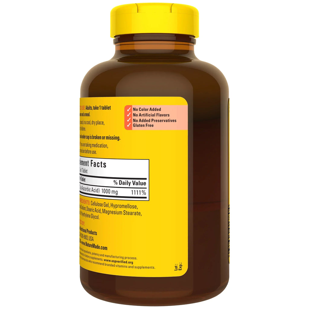 Tablets, 300 C Count Extra Strength 1000 Dietary Nature Made mg Supplement, Vitamin