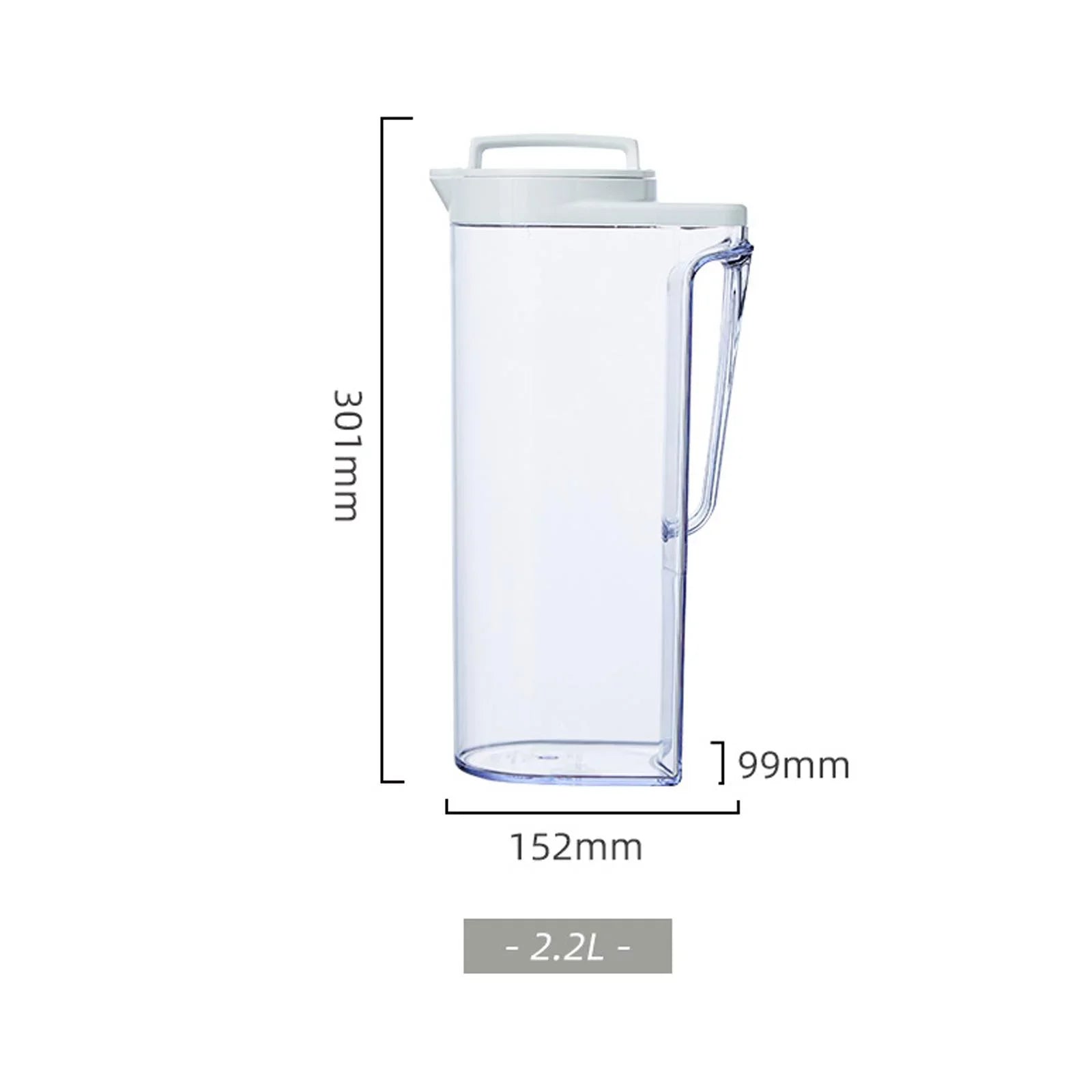 Resistant Screw Cold & Pitcher Kettle Dispenser Lemonade Beverage Lid 2200ML Water Heat