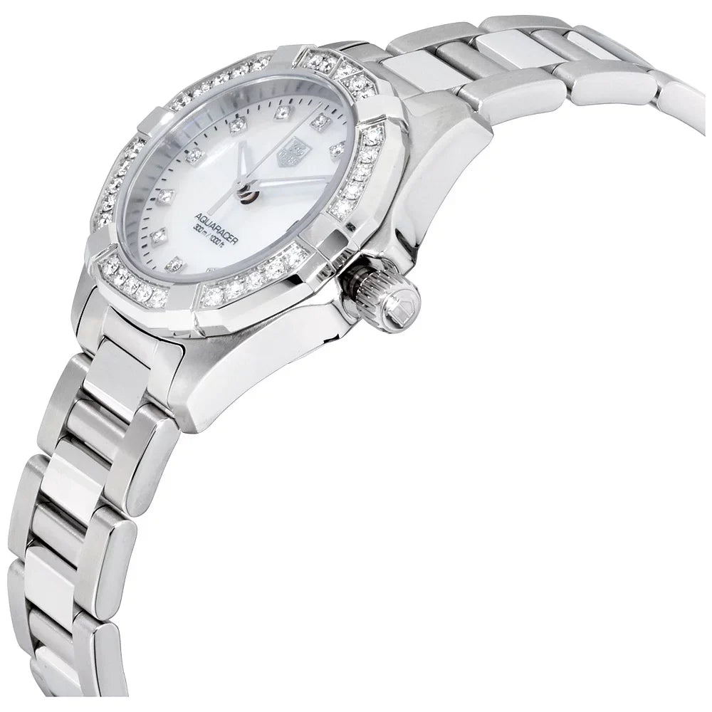 Of Steel Dial Tag Ladies Stainless WAY1414.BA0920 Mother Pearl Watch Heuer