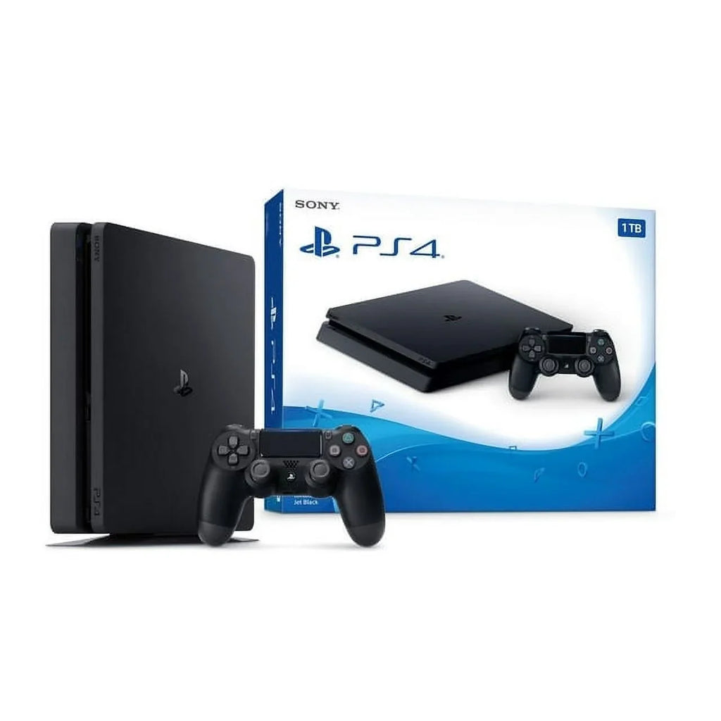 Black, BOLT Sony Kit 2 New Like Cleaning Slim 500GB With Console PlayStation Cable 4 HDMI Controller AXTION Bundle Gaming 2215B