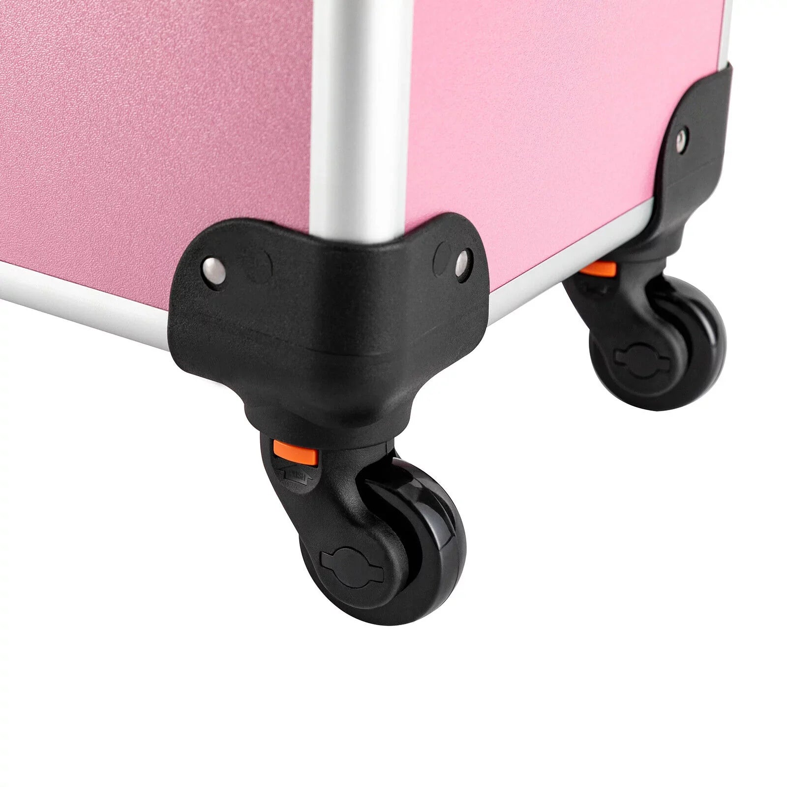 Storage Professional Rolling Trolley with Cosmetic Miumaeov Makeup 4-Tier Organizer Case Train Wheels Makeup