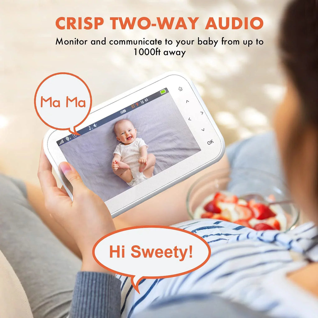 Capabilities 4.5" Recording BM1 IPS Display Baby w/ Rexing Monitor