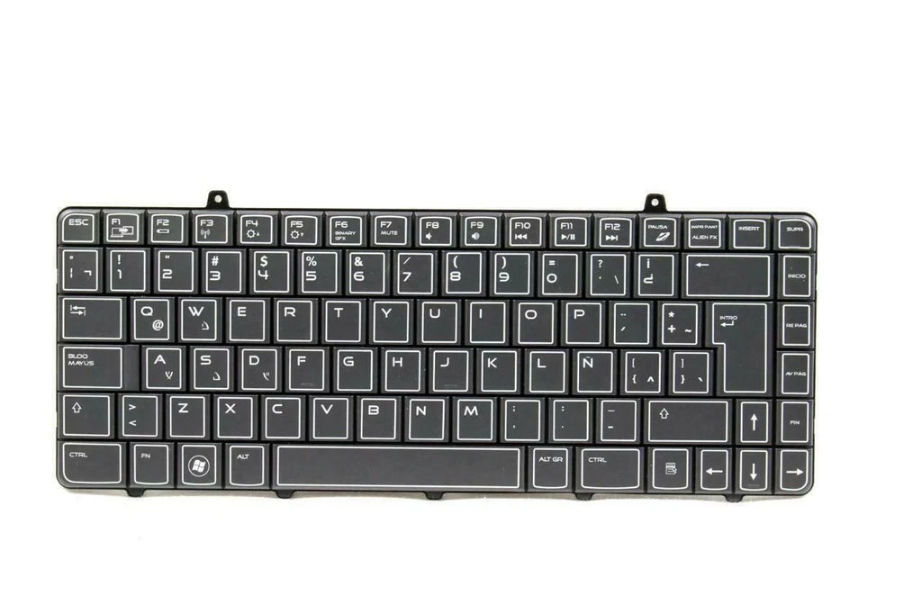 Pre-Owned - New Alienware Spanish-Latin PK130BB1A16 M11X Dell DN229 Keyboard Like Laptop