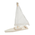 12 Toy, Kits, - Pieces, Wood, DIY DYO Natural Sailboat Kits, Craft Wood