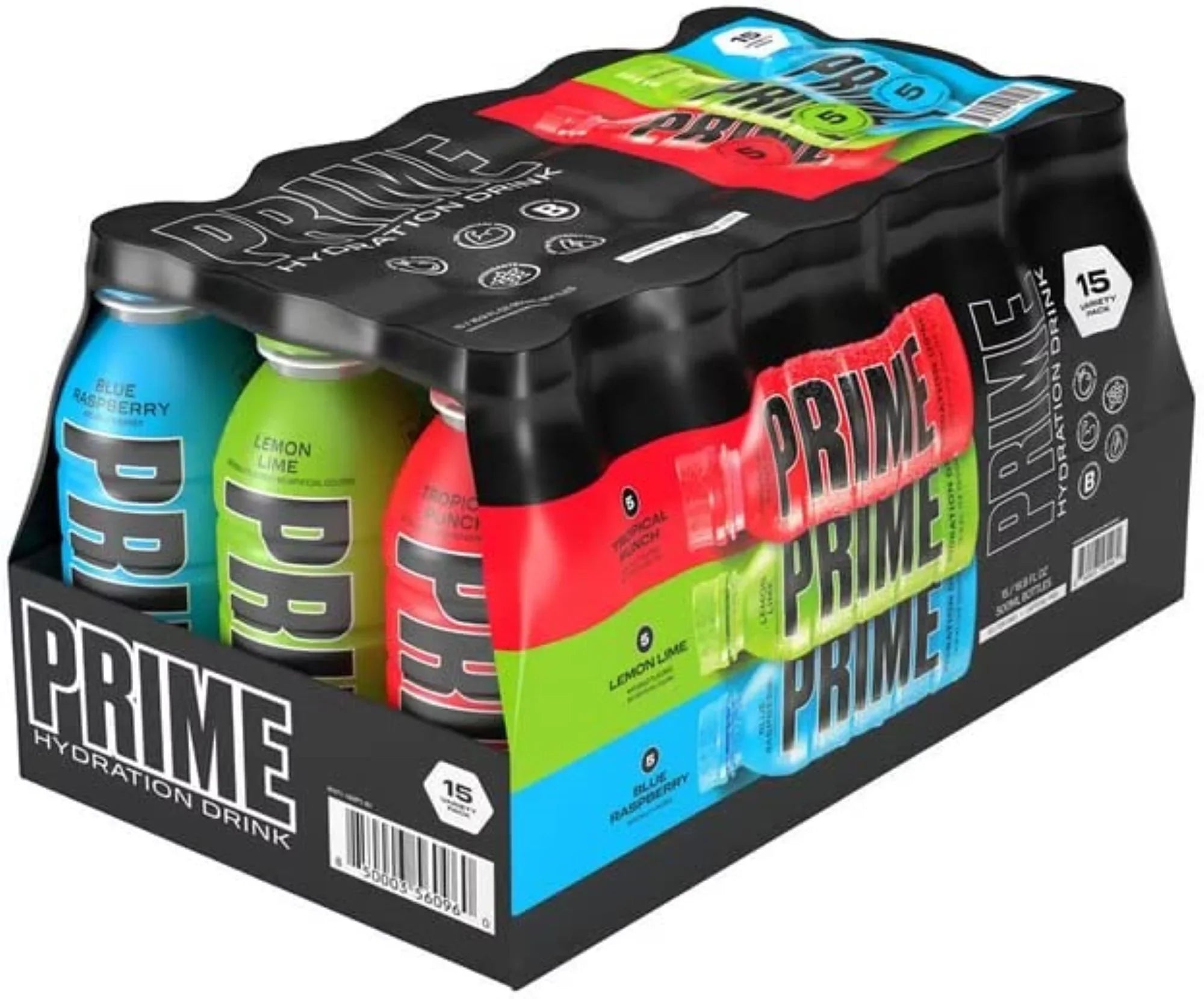 Quantity Variety 16.9oz of Pack Drink Prime Hydration 15 Bottles,