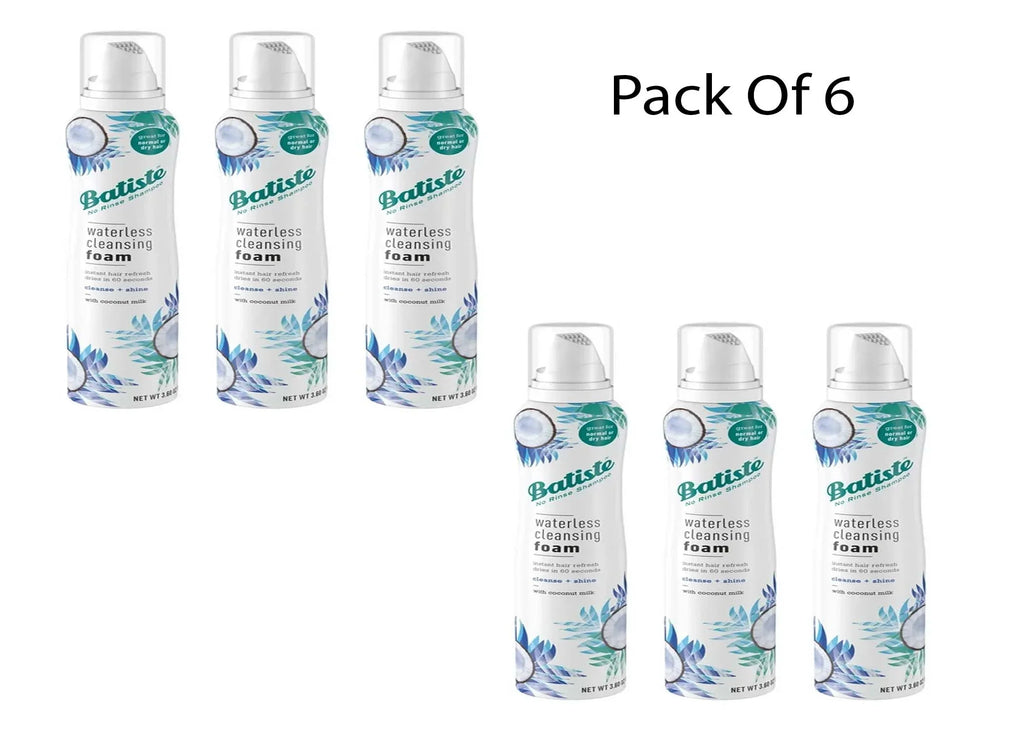 Cleansing Shine 3.6 + (Pack Milk, Waterless Coconut Batiste Foam Cleanse with OZ Of 6)