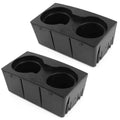 Center 4 Holder Holder through Cup Mounted Duty 2 Holds 2011-2016 Inserts F-250/F-350/F-450/F-550 Beverage Auto (flow with Black Cups Super Red Floor style) Console fits Compatible Ford Front Hound