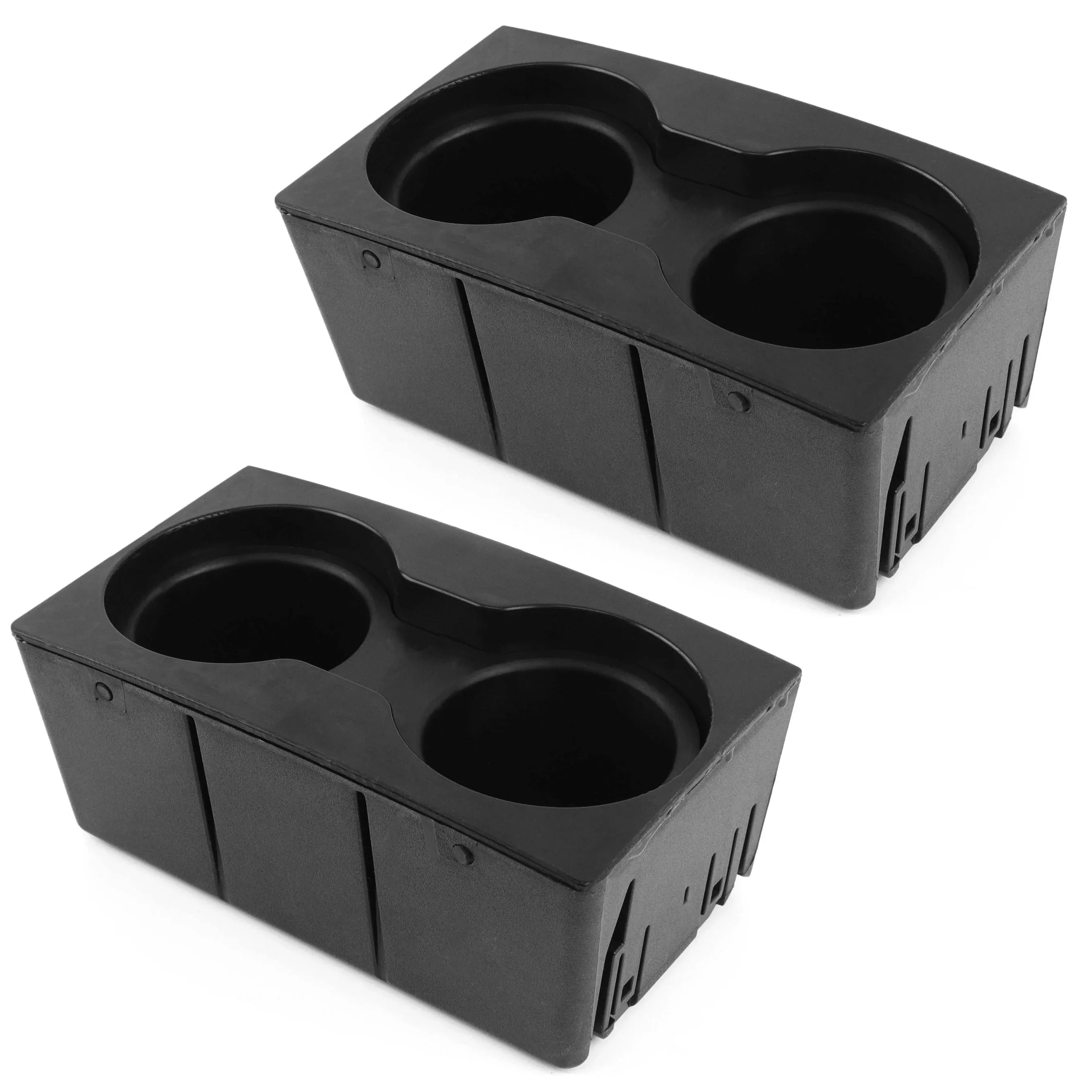 Center 4 Holder Holder through Cup Mounted Duty 2 Holds 2011-2016 Inserts F-250/F-350/F-450/F-550 Beverage Auto (flow with Black Cups Super Red Floor style) Console fits Compatible Ford Front Hound