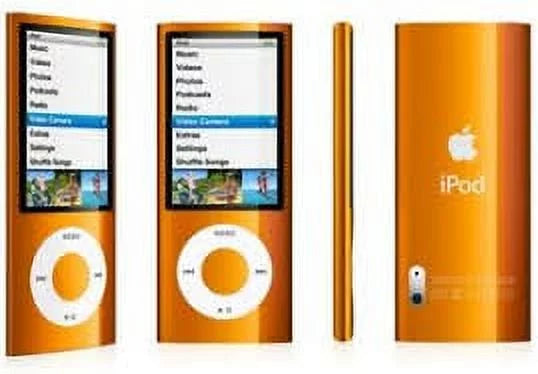 Nano iPod | Apple Gen 5th Owned Like MP3 Pre Player Orange Griffin | New 16GB with Case Included!