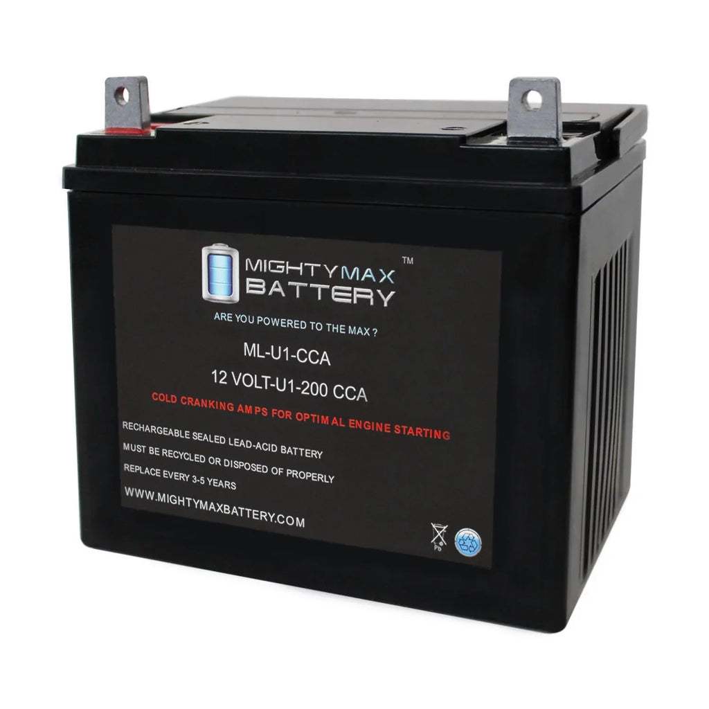 for Battery ML-U1 218ES ZeroTurn 200CCA Bobcat RadiusMower by Textron