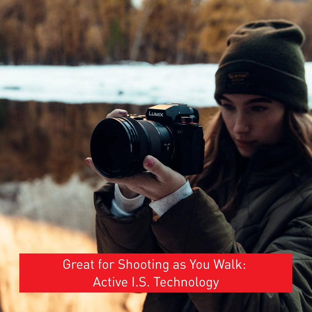 Active Full Hybrid 10-bit Unlimited S5II Mirrorless 24.2MP Panasonic Camera, with Phase 4:2:2 New LUMIX Recording Technology, I.S. - Frame AF, DC-S5M2BODY