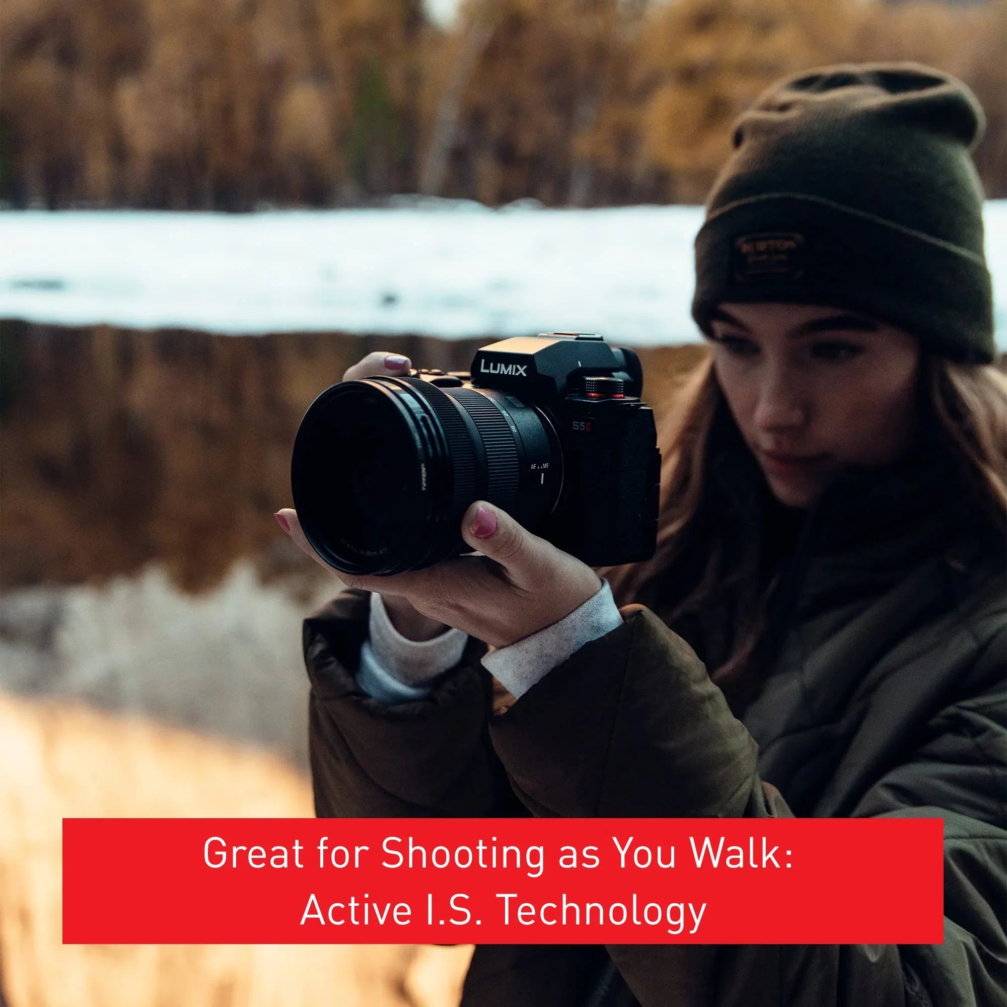 Active Full Hybrid 10-bit Unlimited S5II Mirrorless 24.2MP Panasonic Camera, with Phase 4:2:2 New LUMIX Recording Technology, I.S. - Frame AF, DC-S5M2BODY