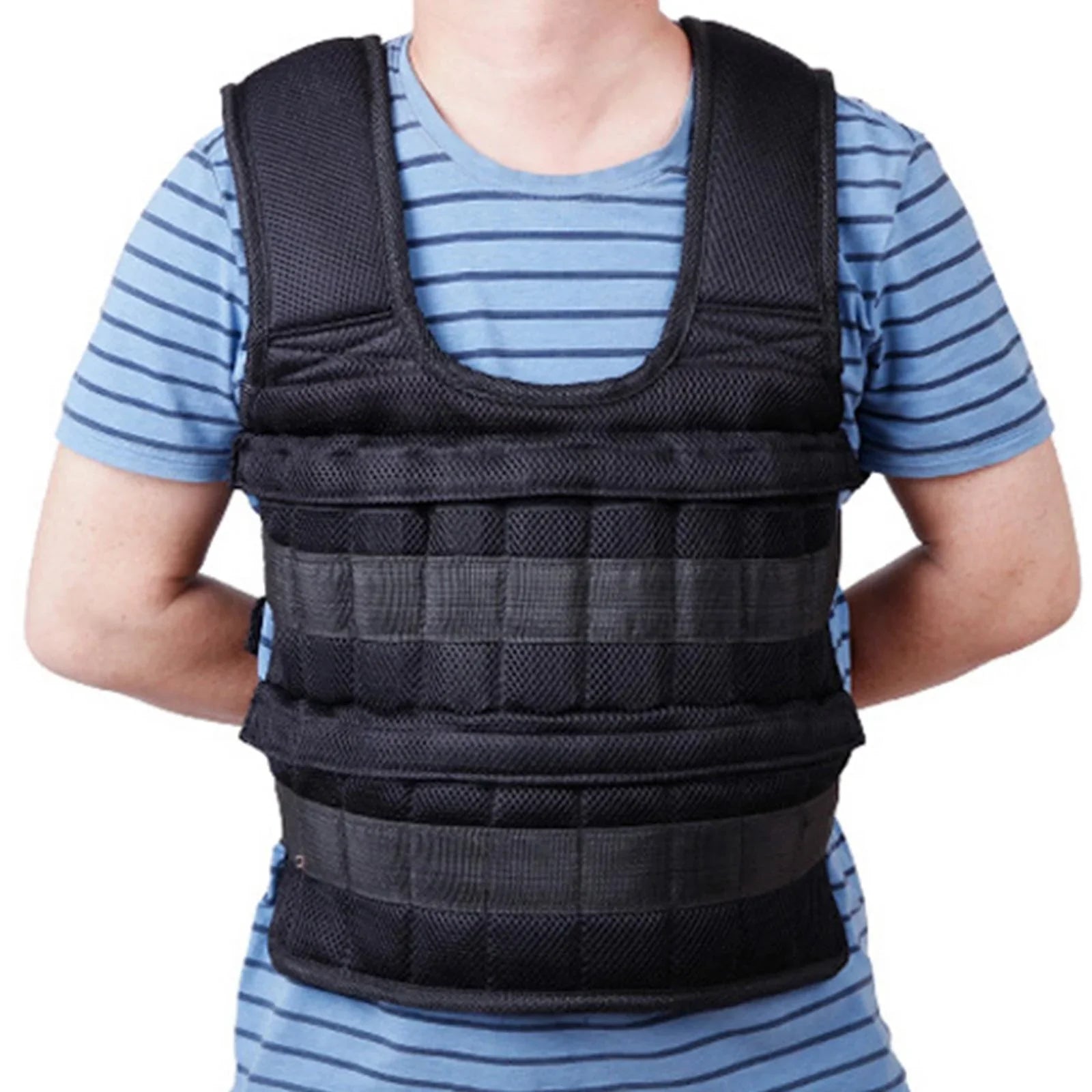 Max Slim Vest Design Vest Body Loading 18 Pockets Fitness yotijar 3kg Weight Loading