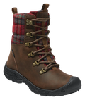 Plaid Dark Insulated 7.5M Greta Boots Waterproof - KEEN Brown/Red for - Ladies
