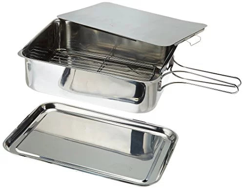 Stainless Cookpro 584 Steel Stovetop Smoker, Silver