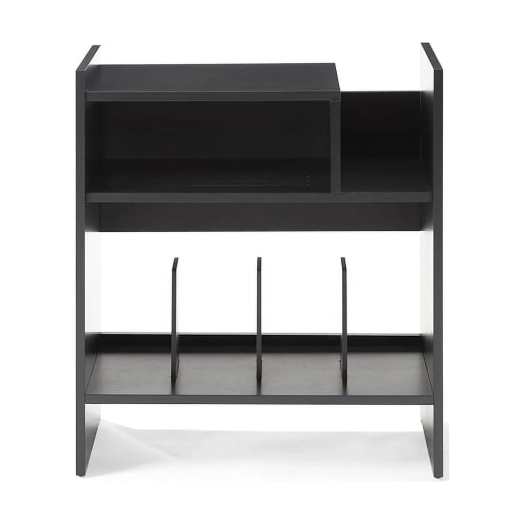 Tv Furniture Portland Console Record Stand Center, Entertainment Crosley and Media Vinyl Storage