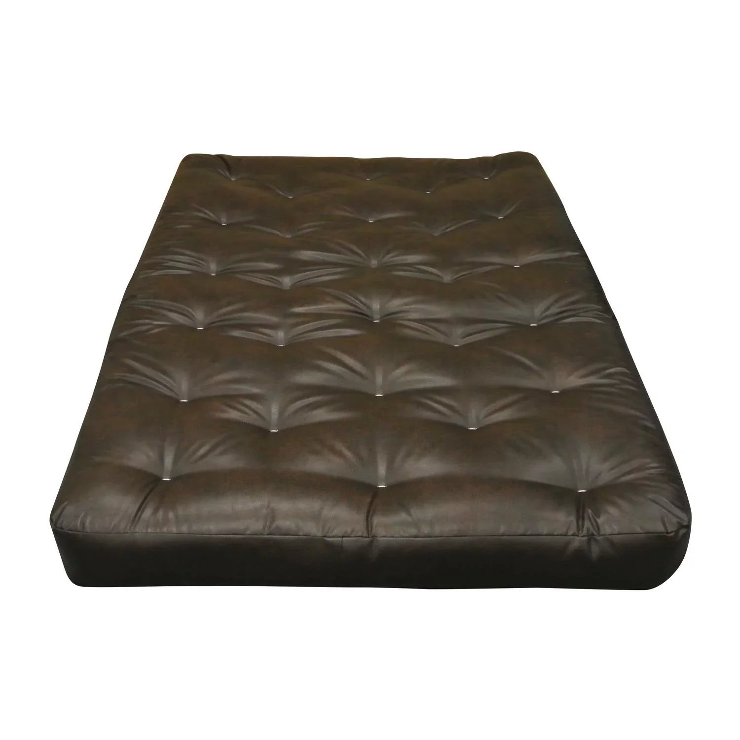King #604 All Mattress-Color:Leather,Material:Cotton,Quantity:1 Futon Cotton Leather 4"