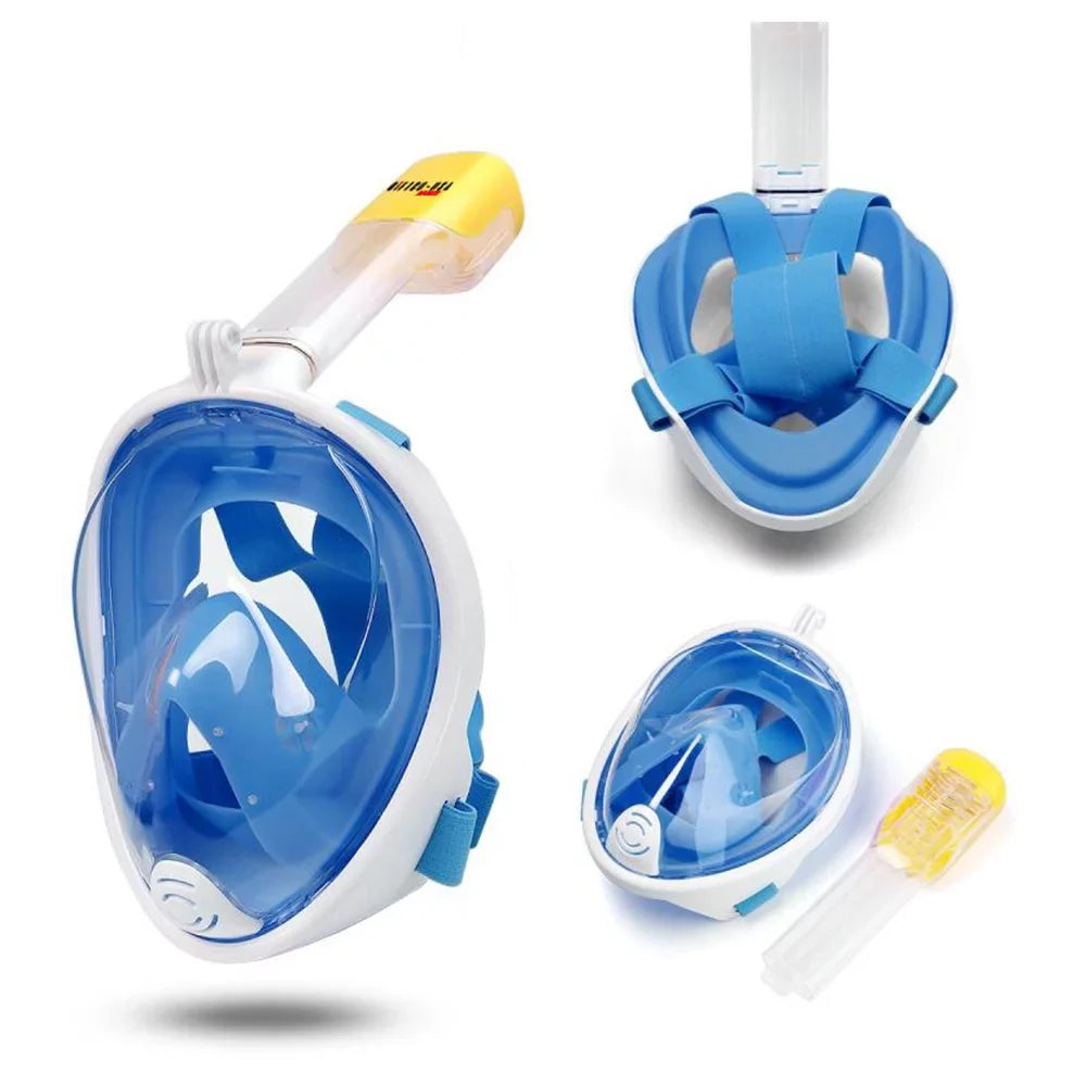 BLUE S/M MASK DIVING GOPRO