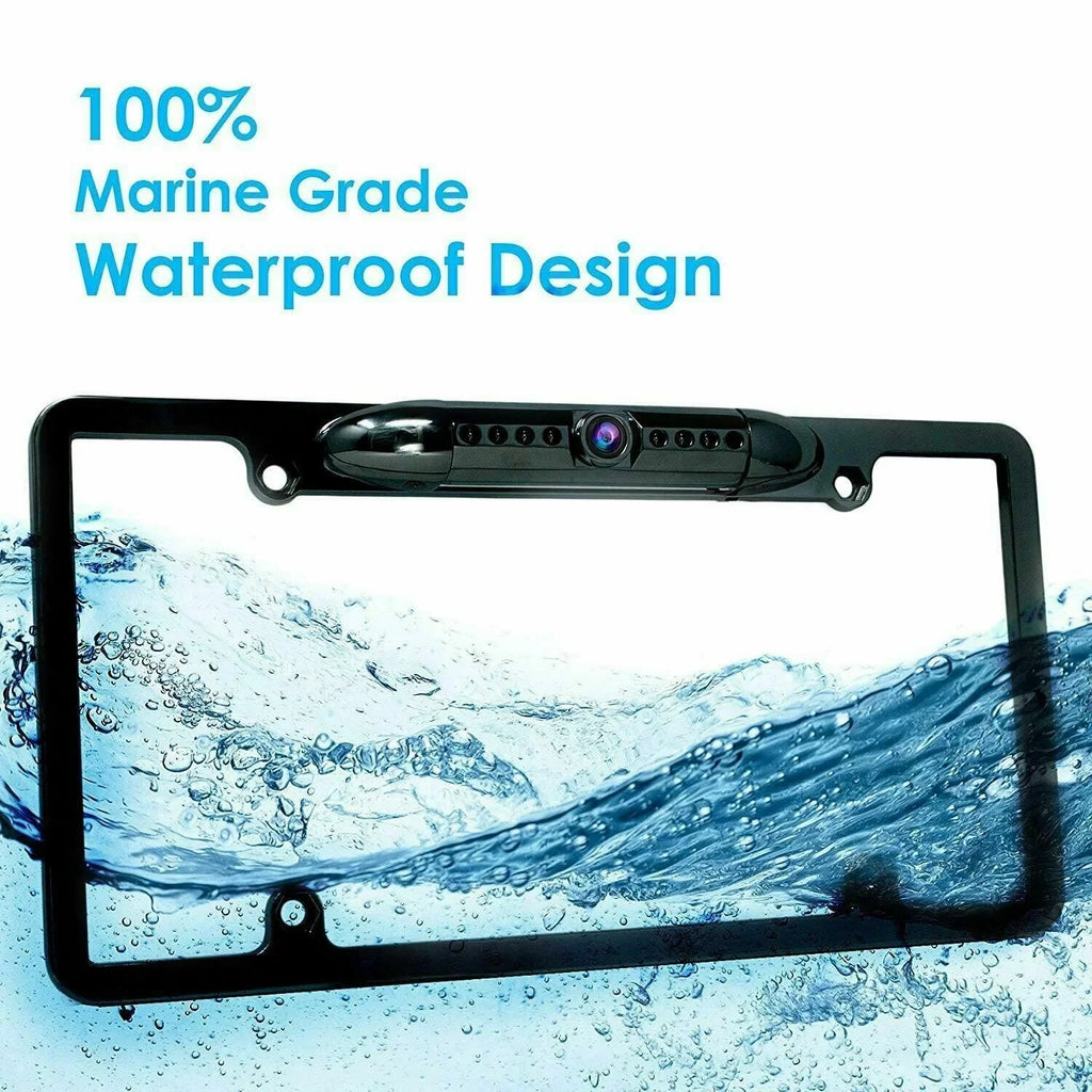 License Plate Bundle Vision View Backup 6x Camera Wide Waterproof Angle Rear HD Night