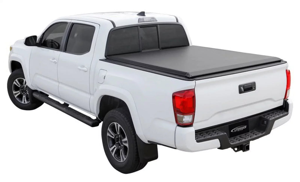 8ft TUNDRA Roll-Up Literider 07+ TOYOTA (w/ Fits select: Cover Access Bed Tundra Deck Rail) 2007-2021