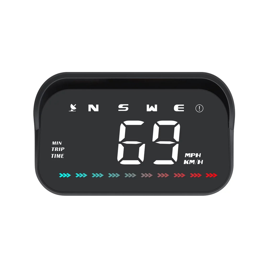 Time, Speedometer Car, Alert Ambient Speed & Distance, Travel GPS Heads-Up Over-Speed Apexeon Direction, Digital Display Light, for