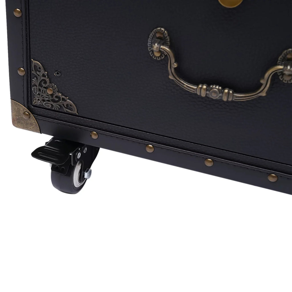 with Miumaeov Organizer Train Box Case, Tool Rolling Makeup Holder Dryer Lockable Stylist Travel Trolley Luggage, Beauty Cosmetic Salon Hair Hairdressing
