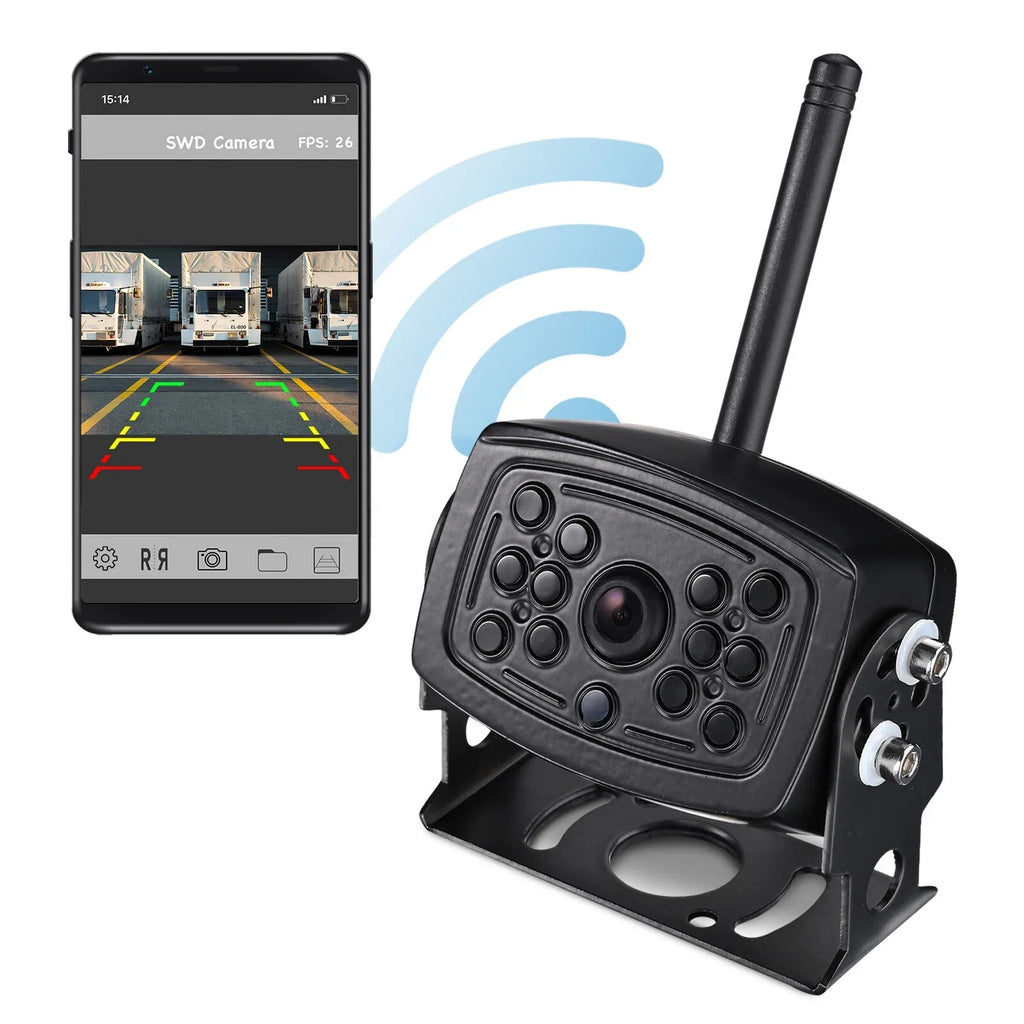 12-36V Backup WiFi RV Waterproof for Wireless Camper Cam Camera View Rear Truck