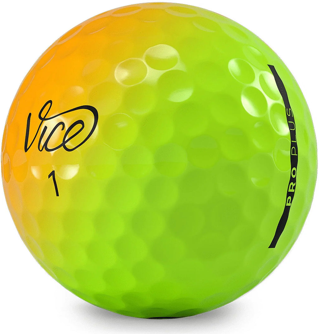 Limited Vice Golf Golf Balls|Shade Yellow Plus Edition Pro Orange