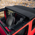 Select: Voyager Wrangler Top Win; Jeep by Diamond Jeep RealTruck with Jeep Wrangler Unlimited S.Cloth, 18-Curr Wrangler Ridge Sahara Tinted Black JLU Sport, Compatible 2018-2019 2021 Unlimited Rugged