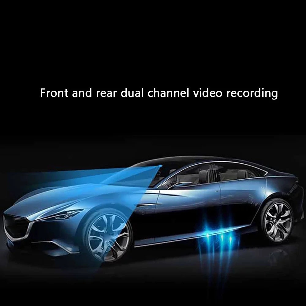 Night Loop 170 Car Cam Recorder Multi-language Meterk Car Car Recorder Auto Camcorder Viewing Video Recording DVR Dash Lens Angle Dual Wide Degree