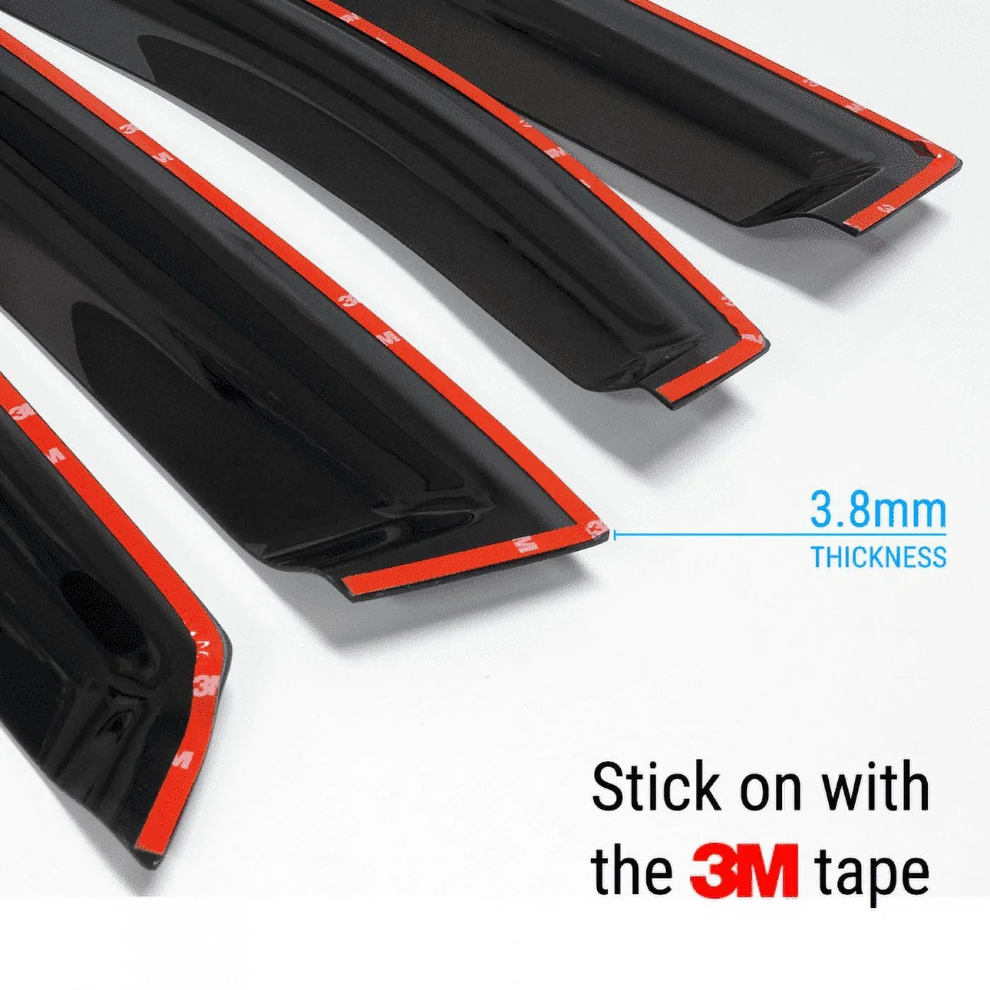 Sun Guards Window for Rain 2018-2023 Deflectors Vent Kona Hyundai Smoke Visor