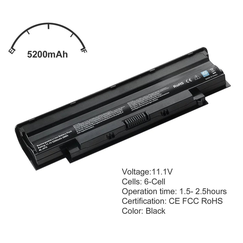 3420 N4010 Battery N5110 DELL YXVK2 N5050 Inspiron J1KND M5030 For N7110 3520
